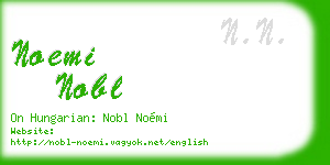 noemi nobl business card
