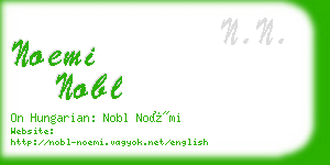 noemi nobl business card